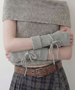 겨울 리본 핸드워머 RIBBON WARMER / LAMBS WOOL / GR