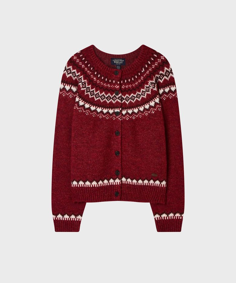 Fair Isle Cardigan / WHCKG4V24F