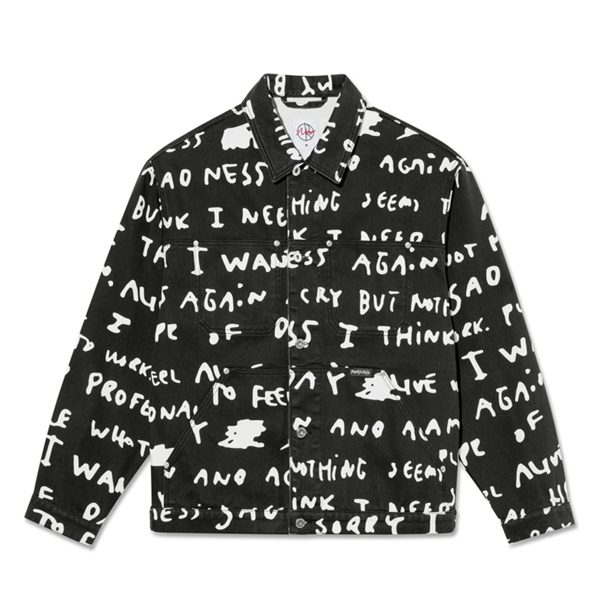 폴라(POLAR) Sad Notes Patrik Jacket [Black/White]