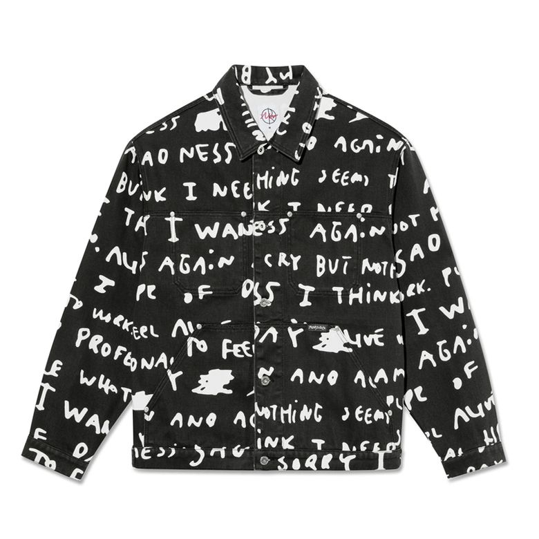 Sad Notes Patrik Jacket [Black/White]