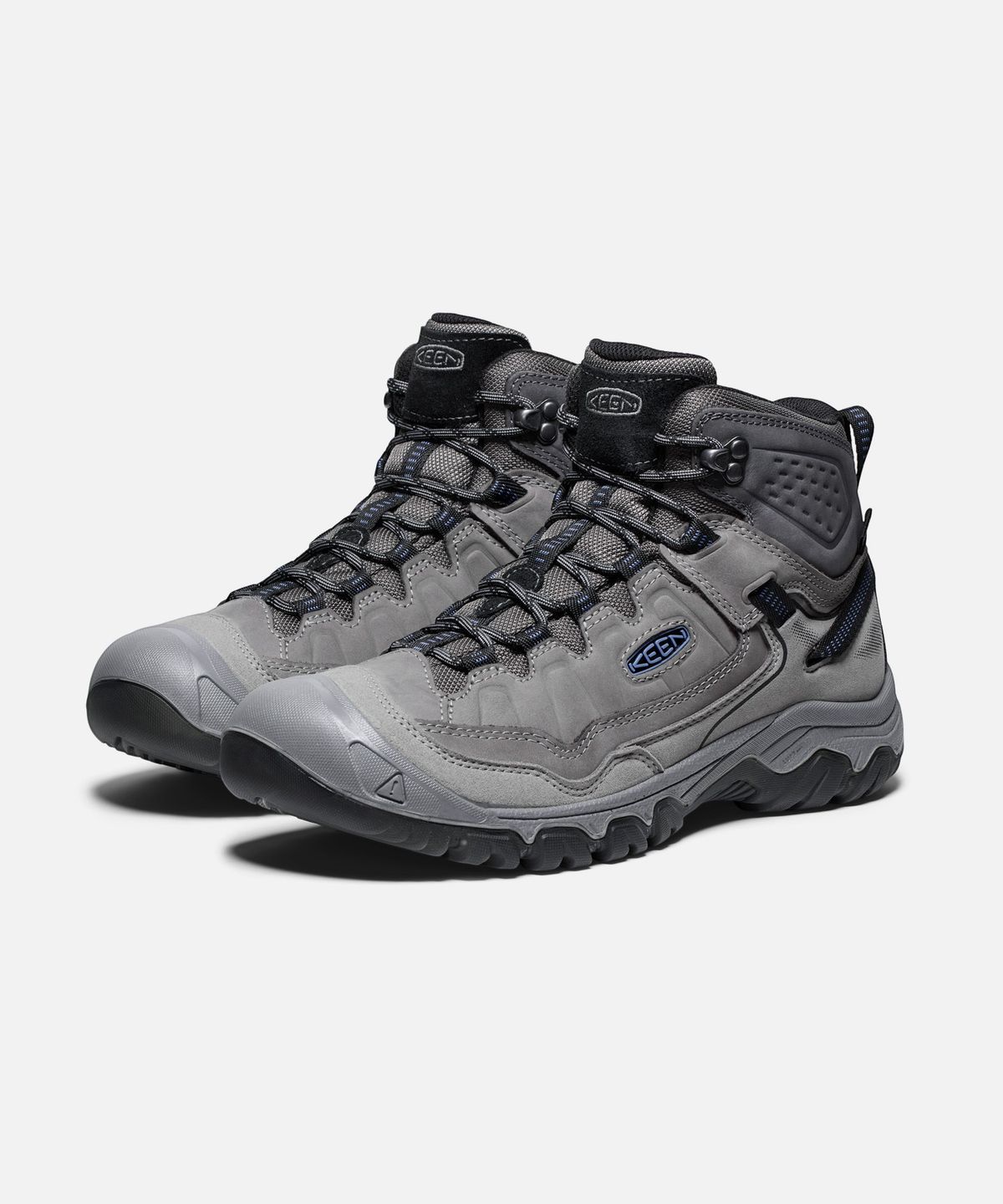 킨(KEEN) 타기 IV MID WP 남성 등산화 하이킹슈즈 GREY/CORONET BLUE