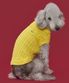 강아지 실내복 순면 니트 옐로우