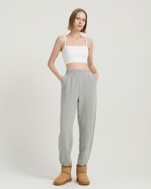 코튼 테리 조거 팬츠(FMPT1044F)_다크 그레이 멜란지