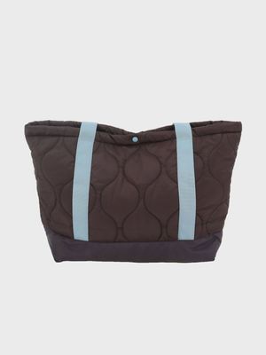 웨이브 토트 백 (브라운)