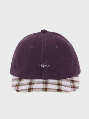 체크 캡 (퍼플)
