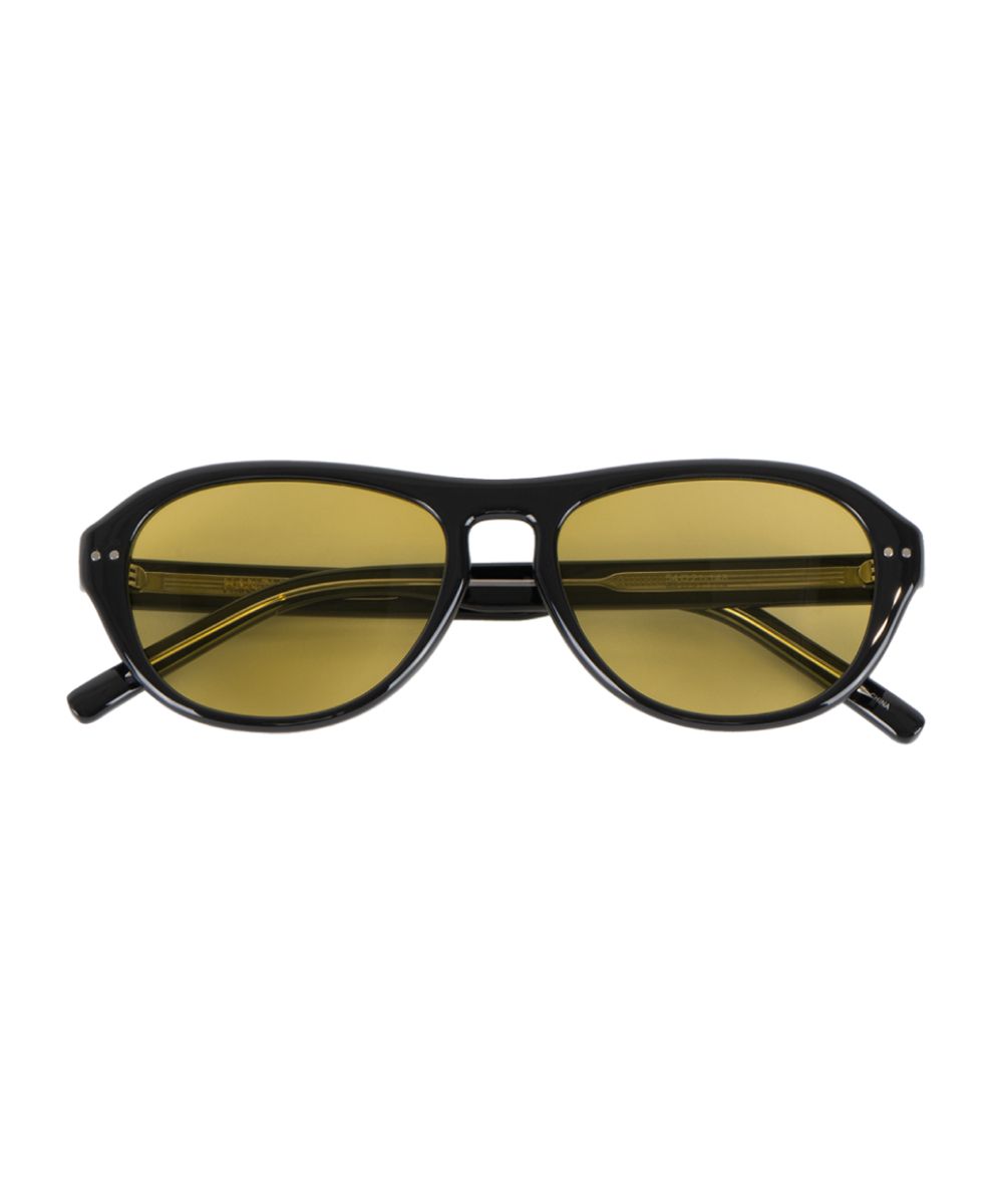 ★HANGLE EYEWEAR★ Round Geek Chic Sunglasses Black Green Hy MUSINSA | HANGLE EYEWEAR Geek chic edge sunglasses green