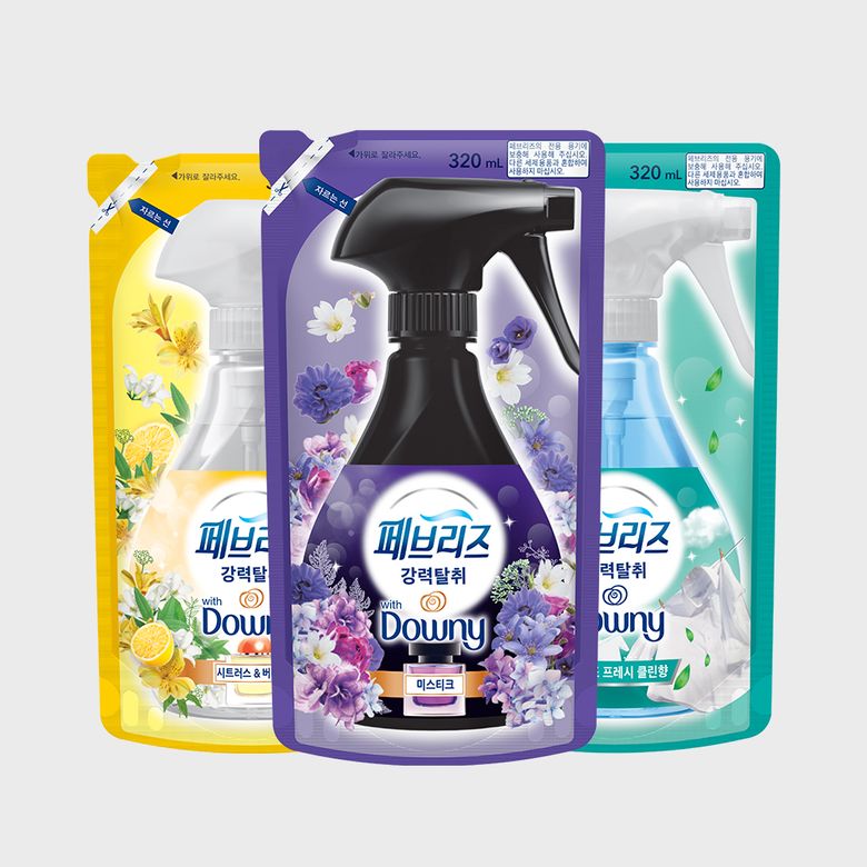 섬유탈취제 섬유향수 다우니향 320ml 3개
