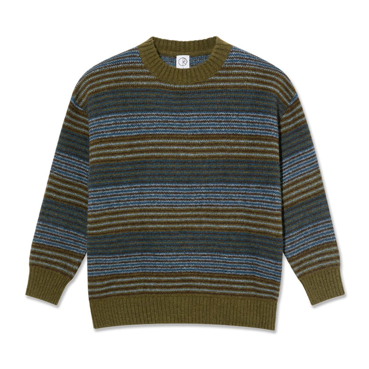 폴라(POLAR) George Sweater [Blue Green Stripe]