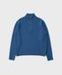 Half Zip-Up Cable Sweater (Blue)