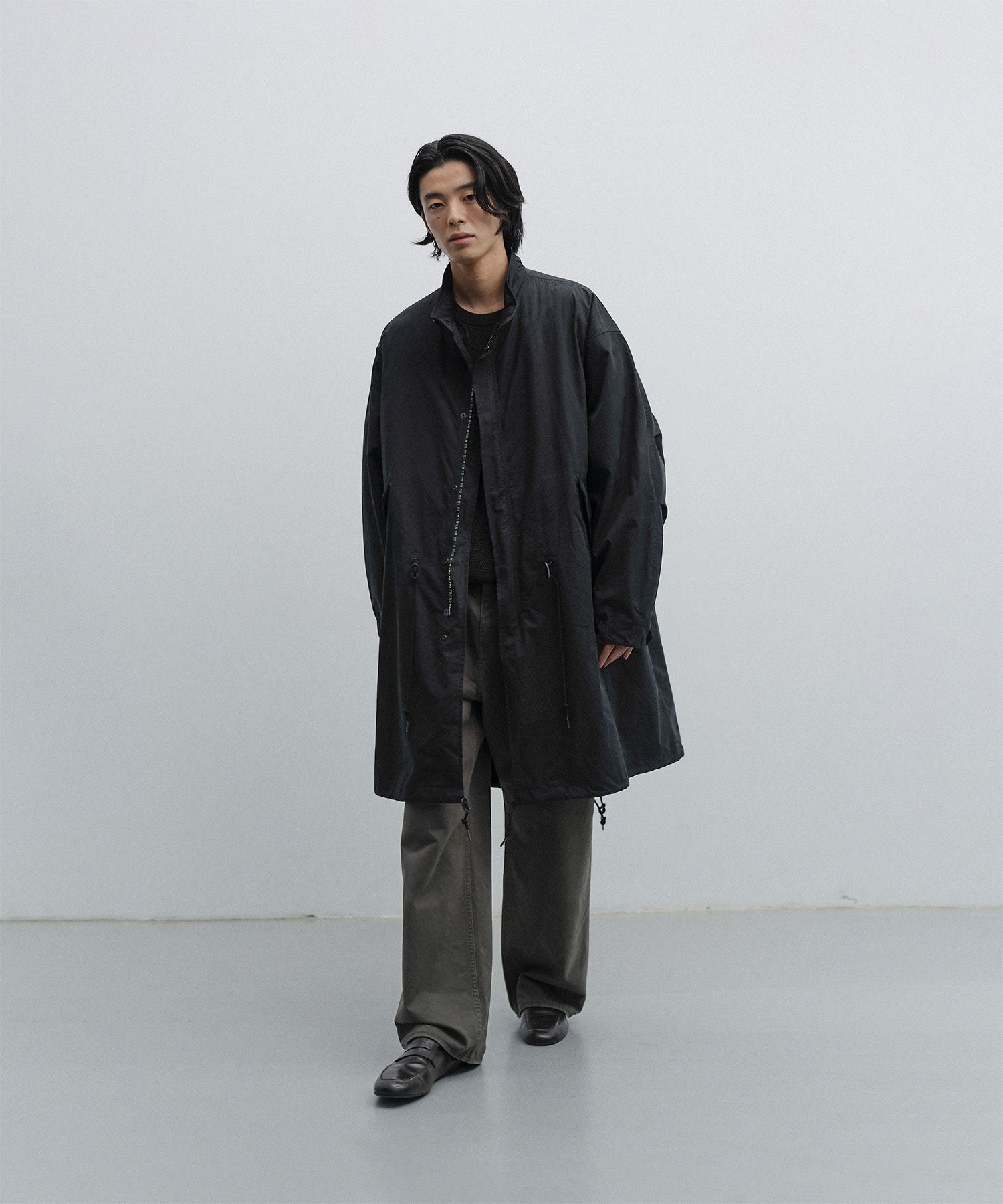 MUSINSA公式 | ANOTHER OFFICE M-65 Insulation Fishtail Parka (Black)