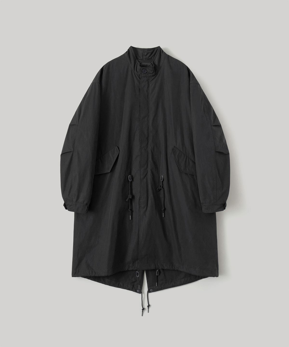 어나더 오피스(ANOTHER OFFICE) M-65 Insulation Fishtail Parka (Black)
