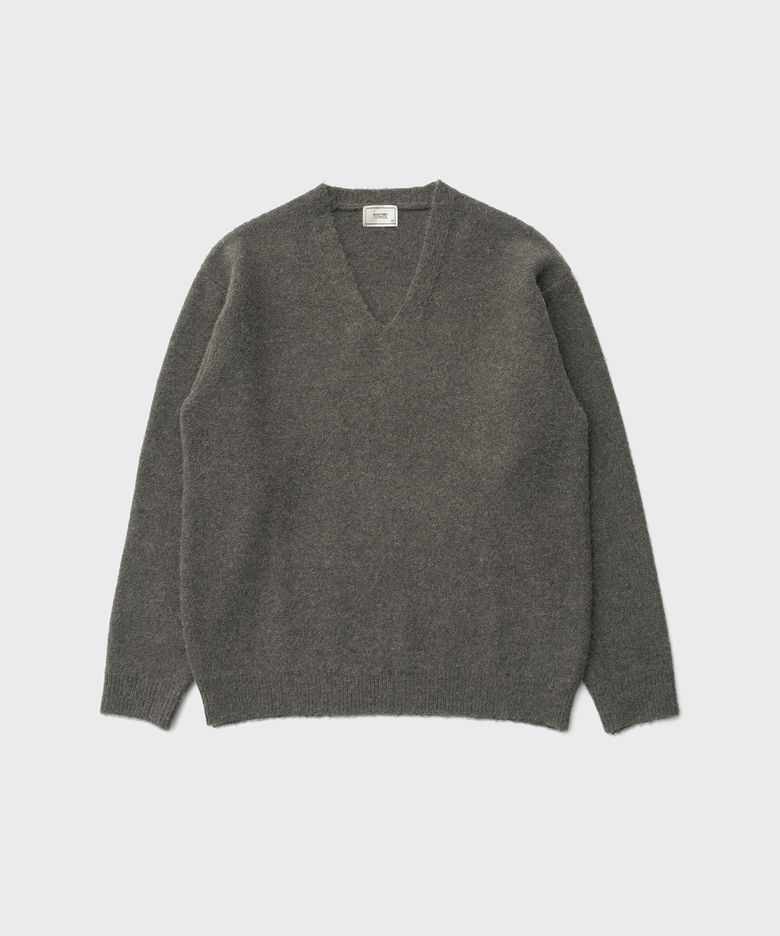 Current V-Neck Knit (Basalt)