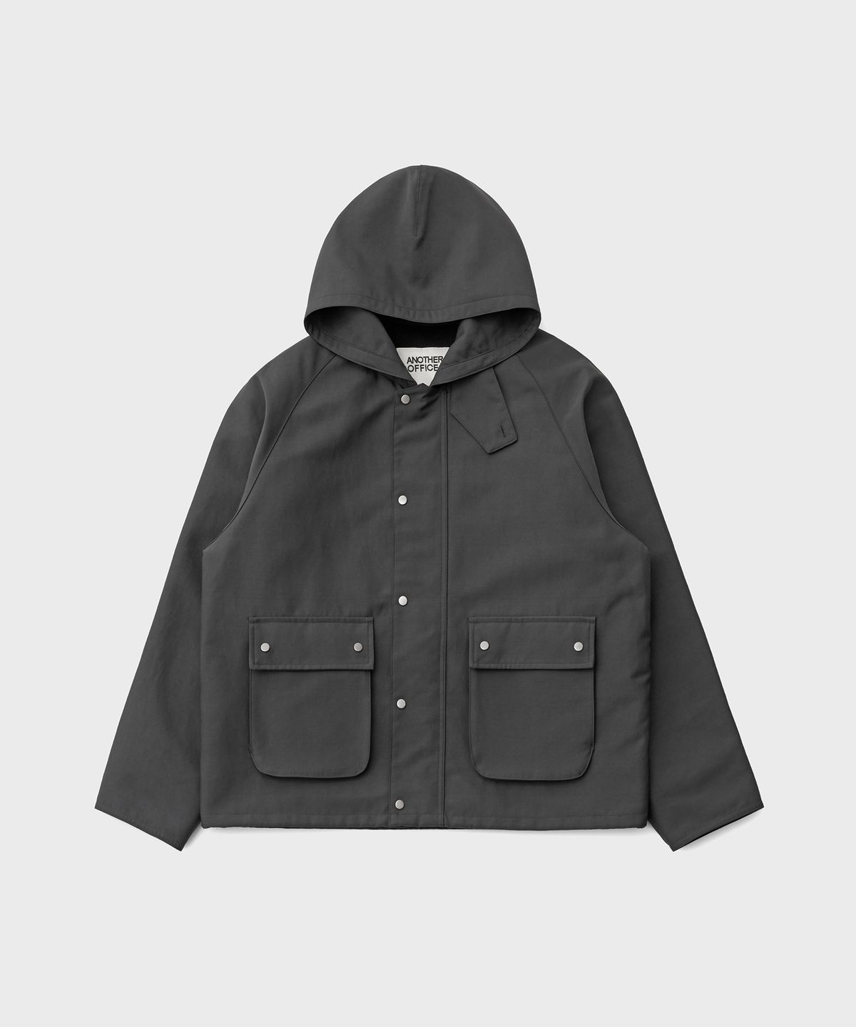 어나더 오피스(ANOTHER OFFICE) Hood Neo British Jacket (Graphite)