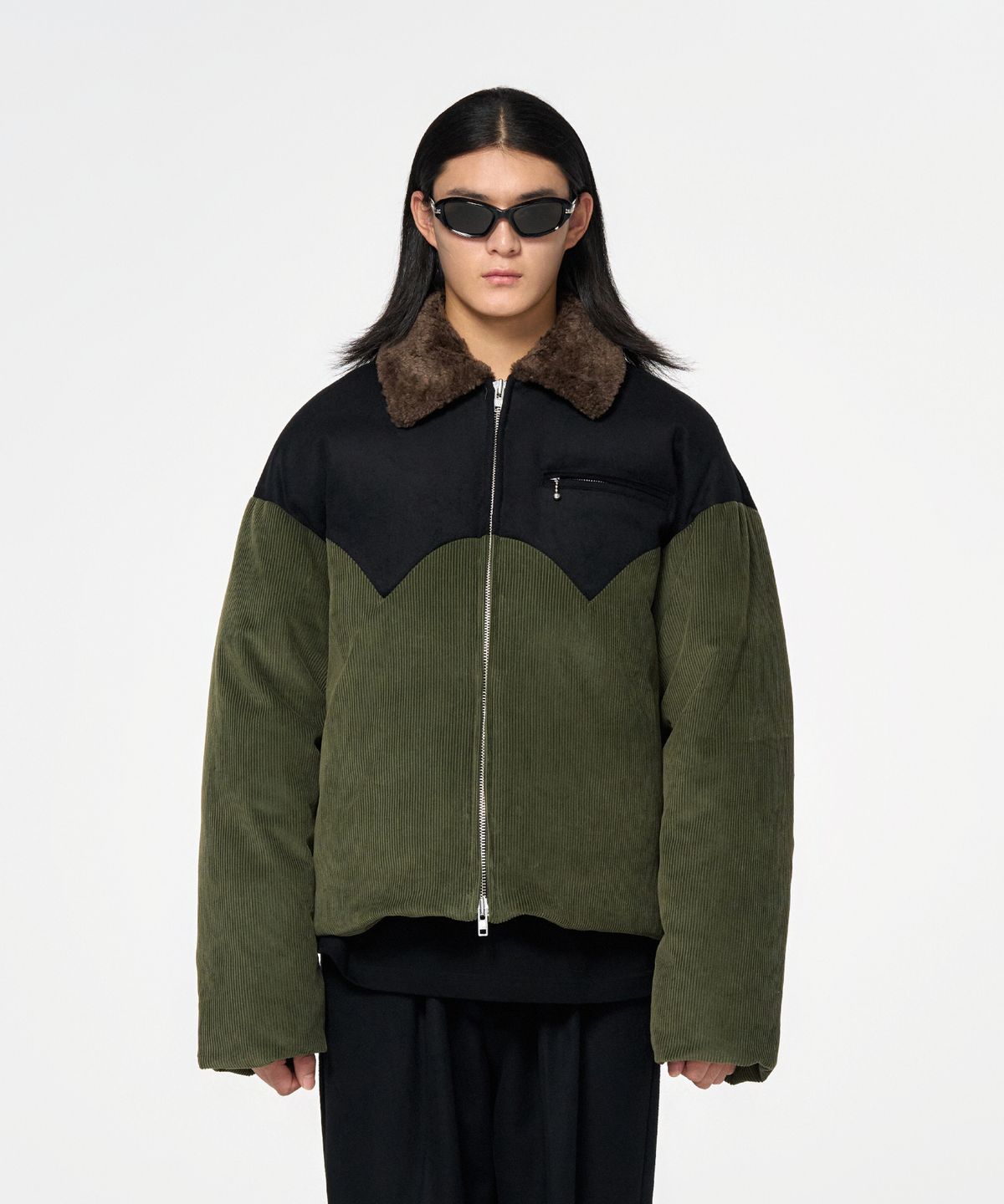 홍우성(HONGWOOSUNG) 9010 2WAY GOOSE DOWN JUMPER_KHAKI