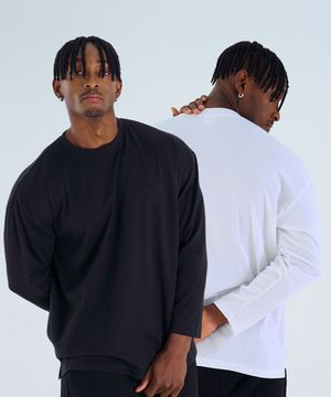 [2PACK] 기능성 무지 오버핏 롱슬리브