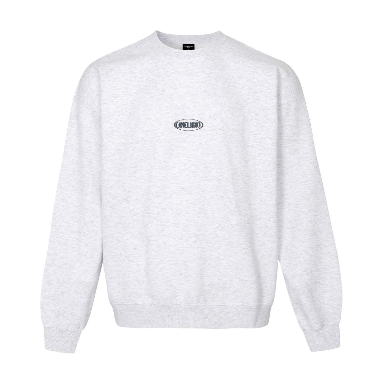 라임라잇 어패럴(LIMELIGHT APPAREL) 어패럴 오발 로고 스웨트셔츠 오버사이즈 (애쉬그레이/그레이)