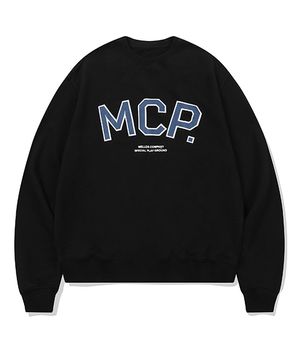 아치로고  맨투맨_블랙