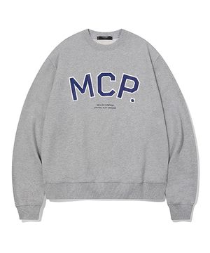 아치로고  맨투맨_그레이