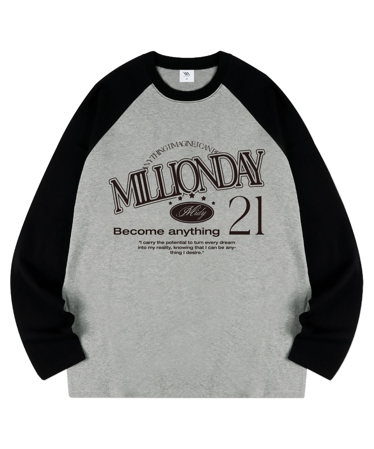 밀리언데이(MILLION DAY) 21 래글런 롱슬리브
