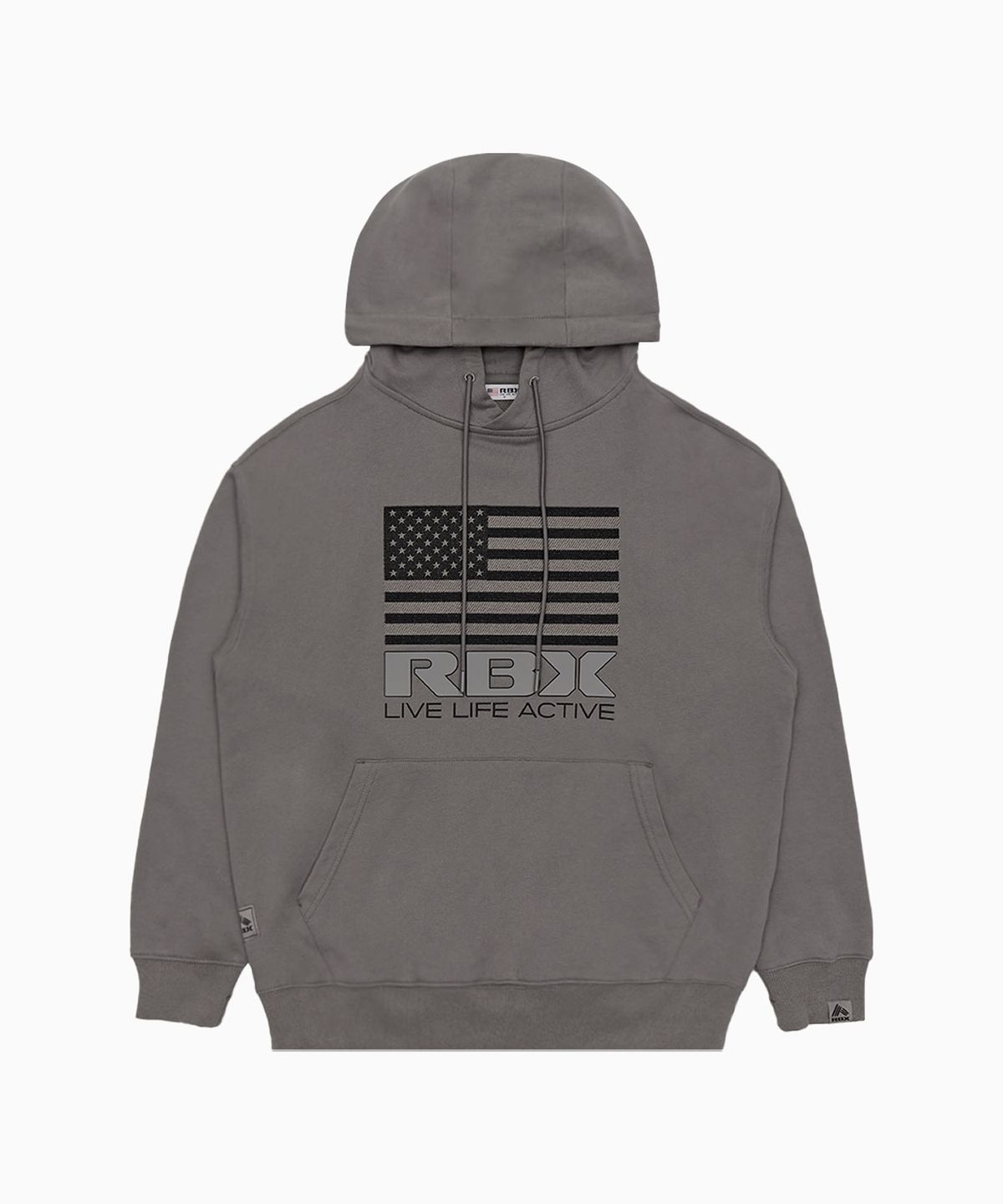 알비엑스(RBX) USA자수 후드 그레이