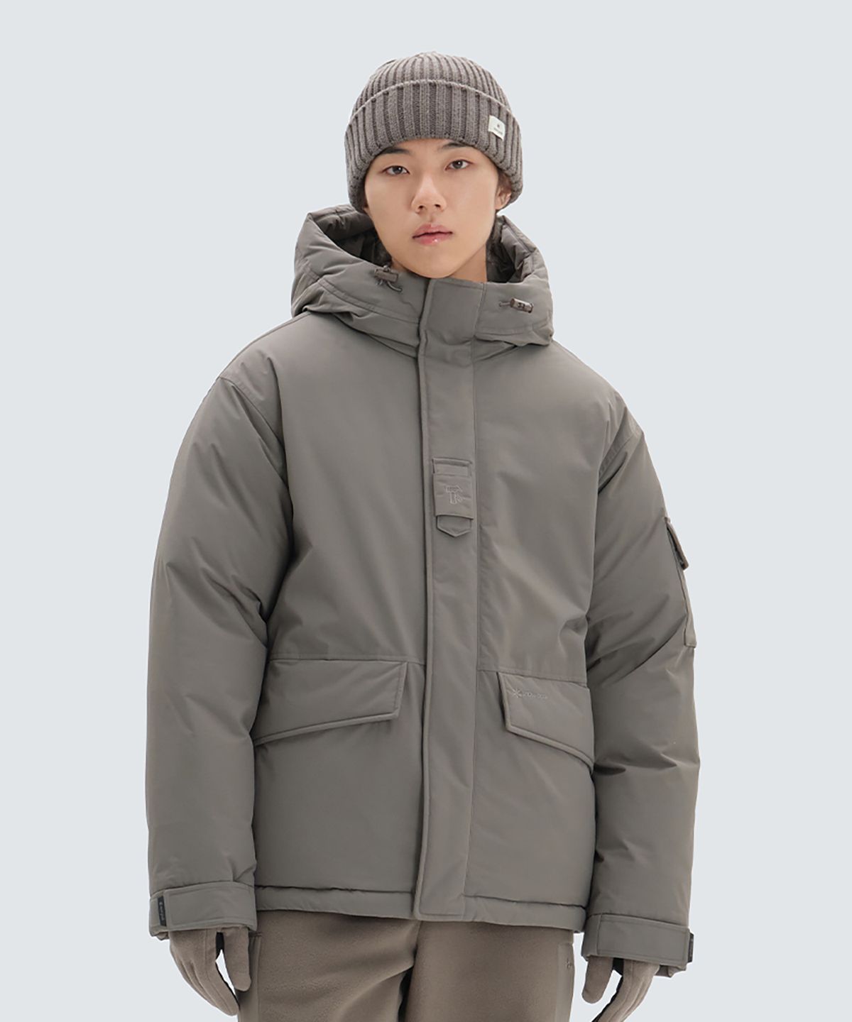 스노우피크 어패럴(SNOWPEAK APPAREL) 프리미엄 후드 헤비 구스 다운 자켓 (S24WMTDJ32) Dark Khaki