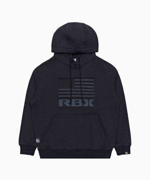 USA자수 후드 네이비