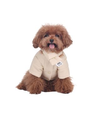 Rich Light Quilted Jacket Egg Beige