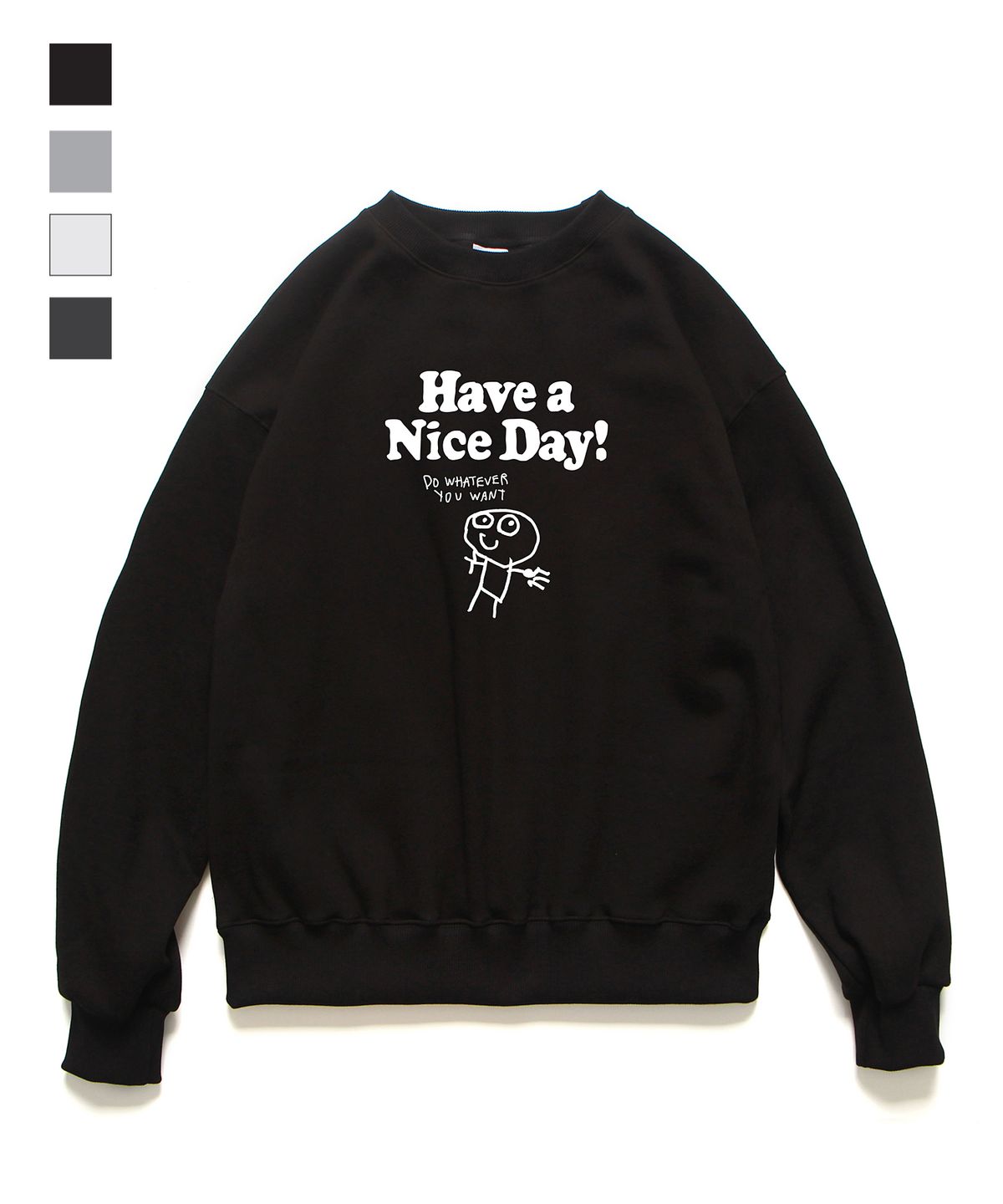 앱놀머씽(ABNORMALTHING) 나이스데이 크루넥 4컬러 (NICEDAY CREWNECK 4COLOR)
