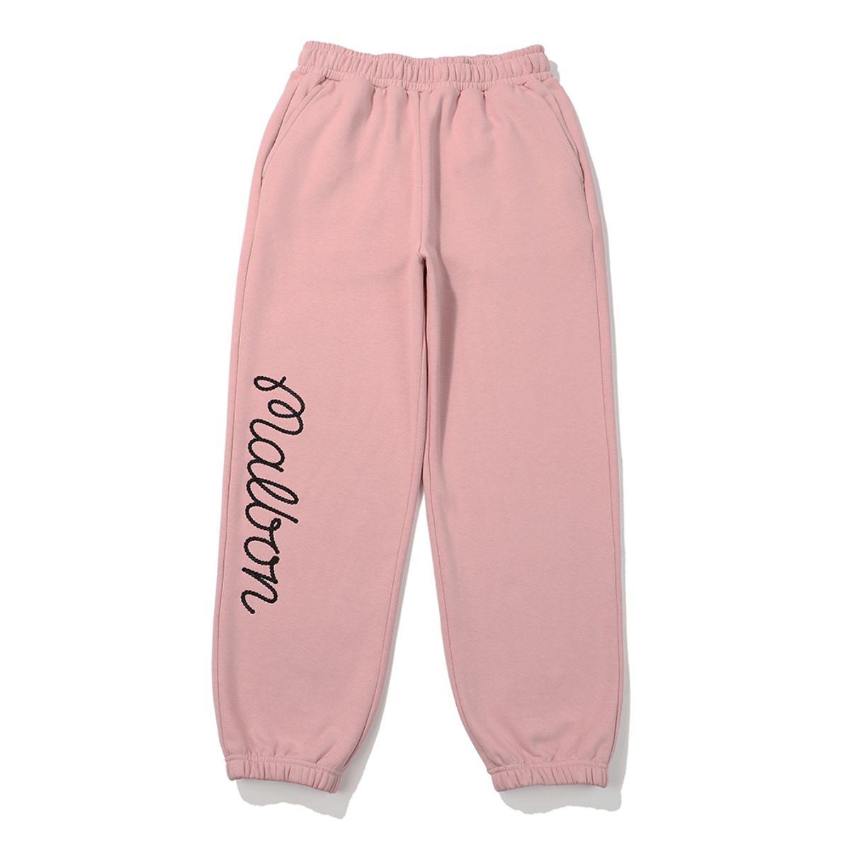 말본 골프(MALBON GOLF) 말본 로고 기모 조거팬츠 PINK (WOMAN)