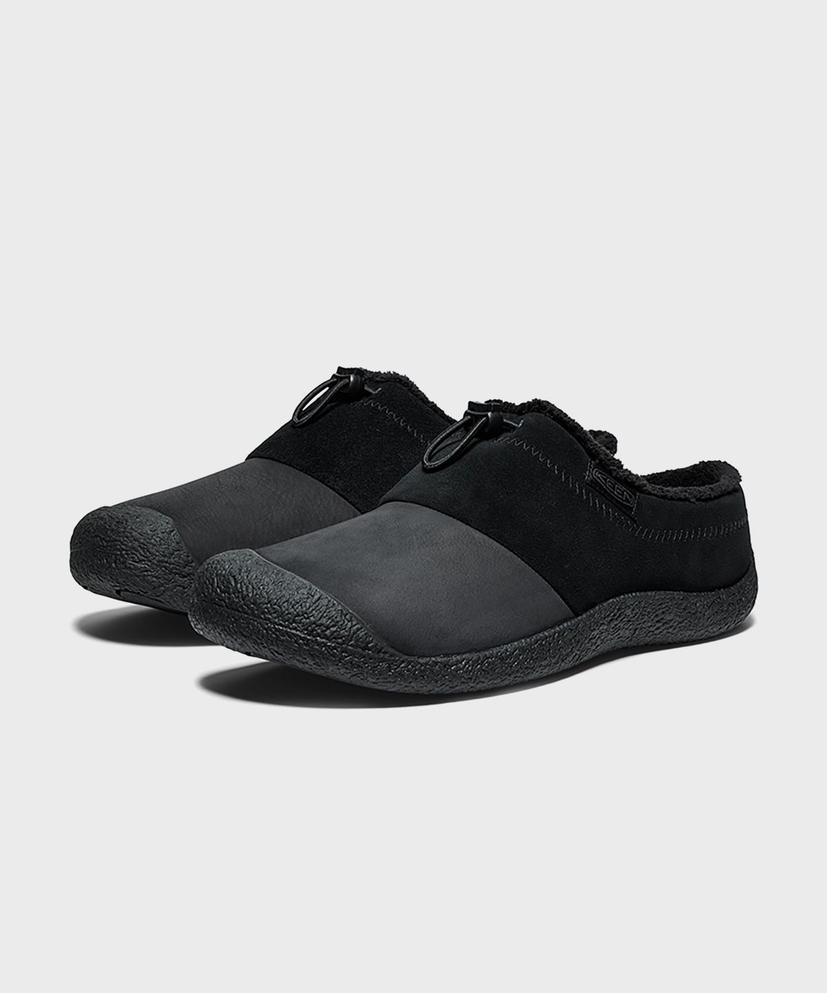 킨(KEEN) 하우저 3 슬라이드 Leather Black