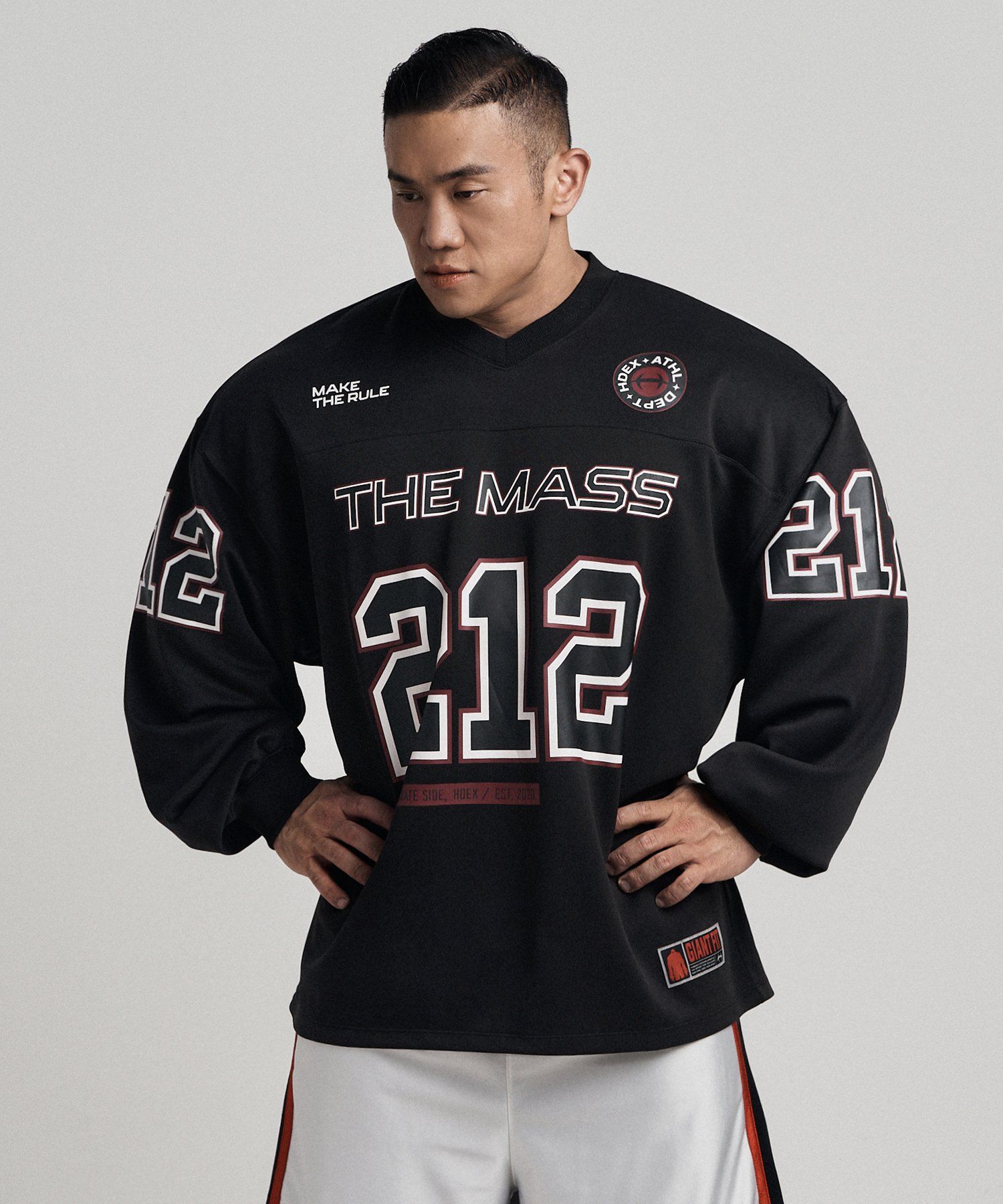 MUSINSA公式 | HDEX The Mass 212 Giant Fit Rugby Jersey Long