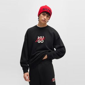 더블 로고 맨투맨 릴렉스핏 50521081_001