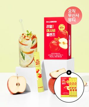 리얼 애사비 클렌즈 30포 (10포*3) + 애사비 클렌즈 5g*3입