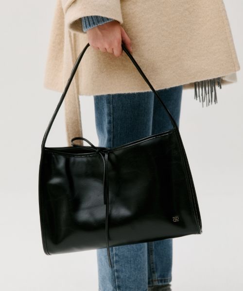 ●depound● Square Bag Shoulder Large Black DP249NBG023MBBXX square bag (shoulder) - black (L) - DEPOUND CO LTD