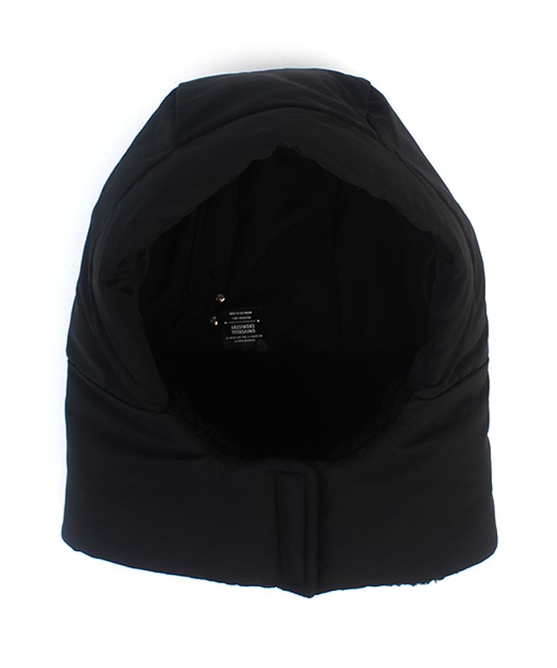 Velcro Padding Black Balaclava 패딩모자