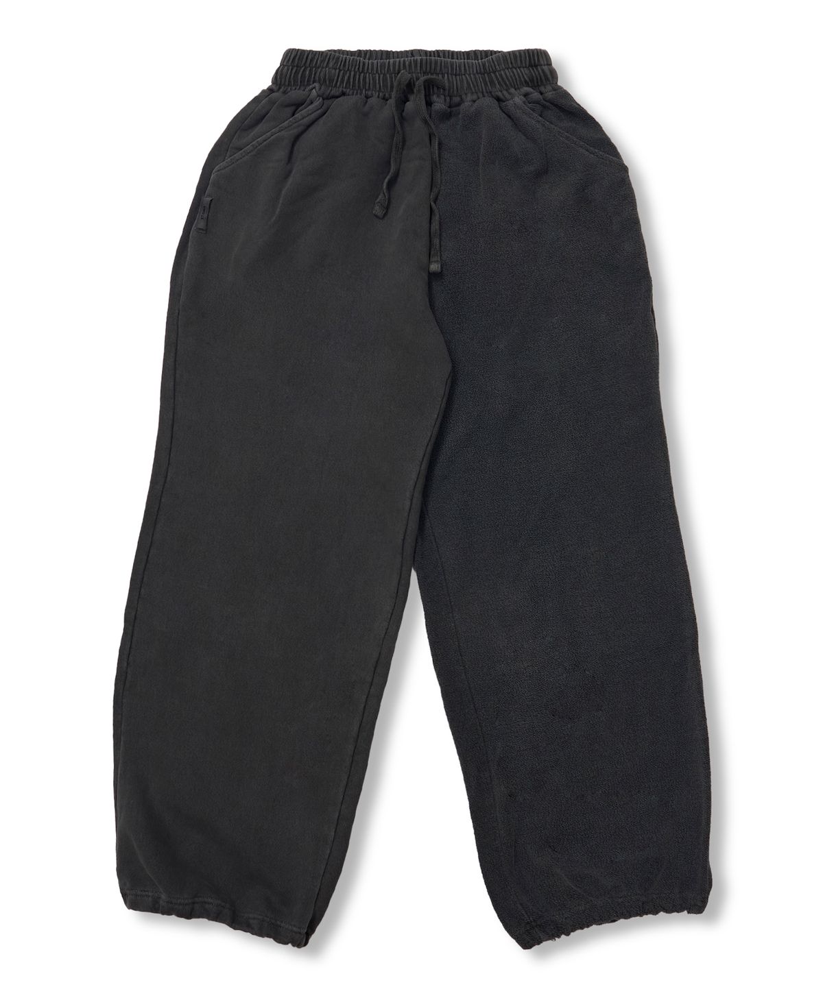 스티그마(STIGMA) Insideout Docking Pigment Washed Wide Jogger Pants Charcoal