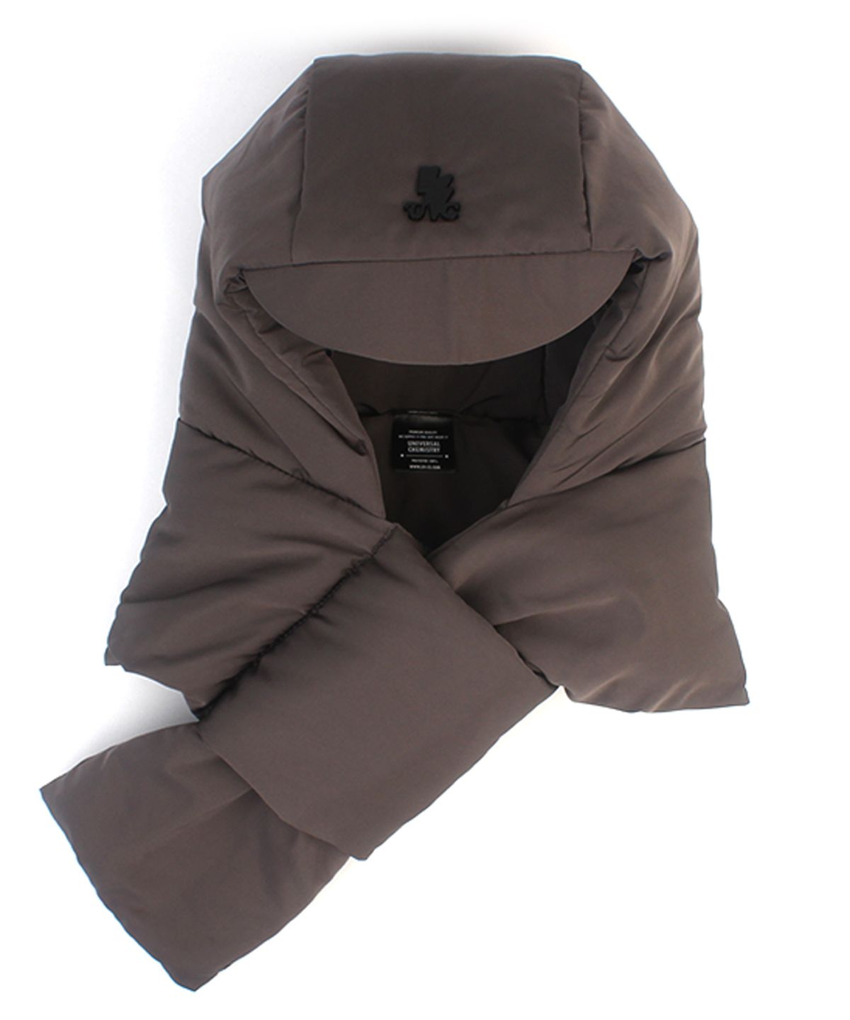 유니버셜 케미스트리(UNIVERSAL CHEMISTRY) Thunder Muffler Padding Gray Balaclava 패딩모자
