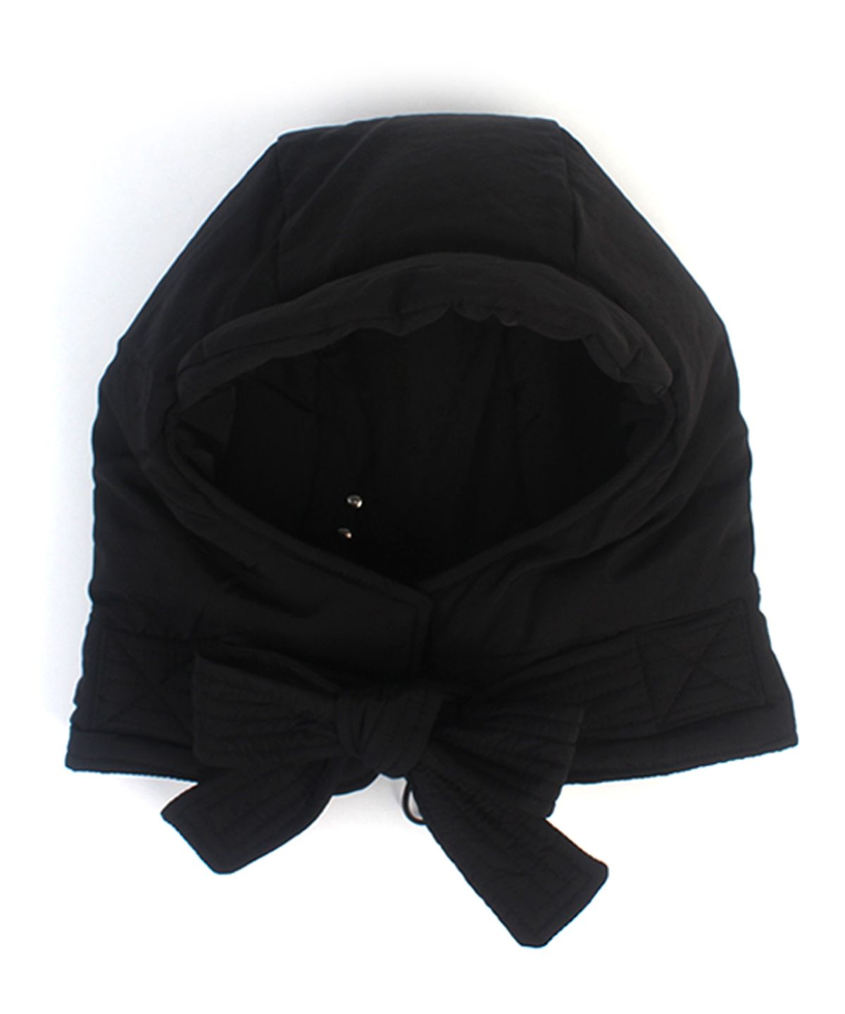 유니버셜 케미스트리(UNIVERSAL CHEMISTRY) Muji Padding Black Balaclava 패딩모자