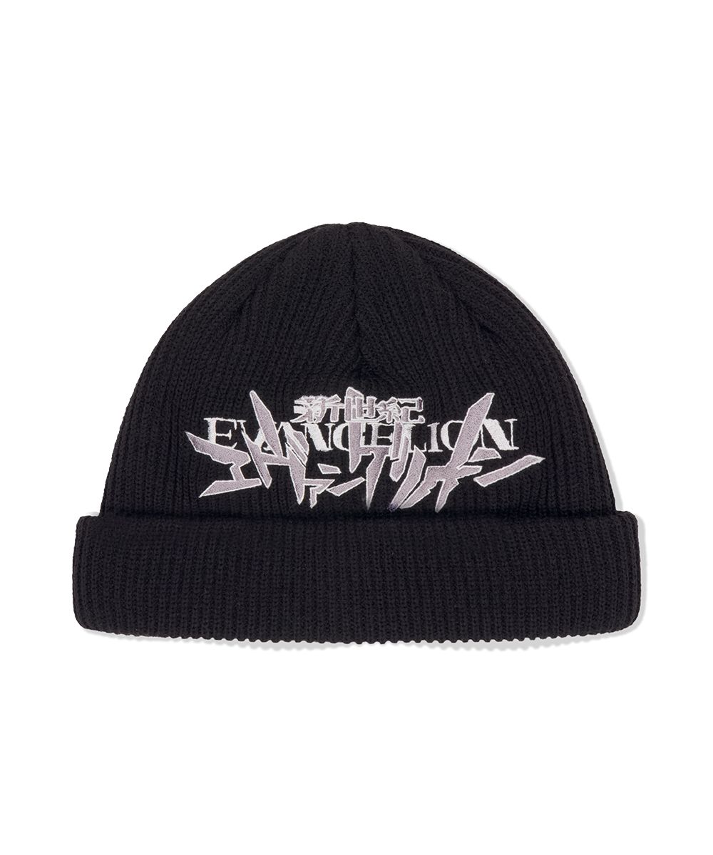 MUSINSA | MAHAGRID EVA LOGO BEANIE BLACK(MG2EFMAB30B)