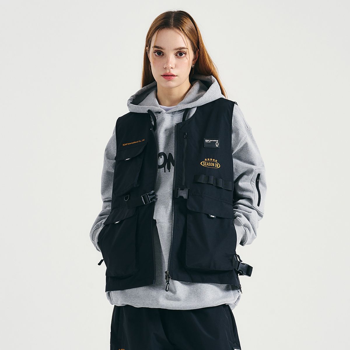 롬프(ROMP) TV DECK VEST (BLACK)
