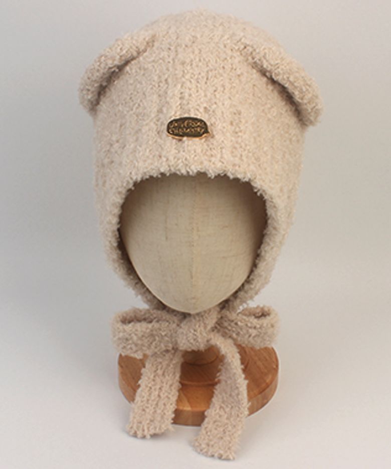 Bear Ear Fleece Beige Balaclava 바라클라바