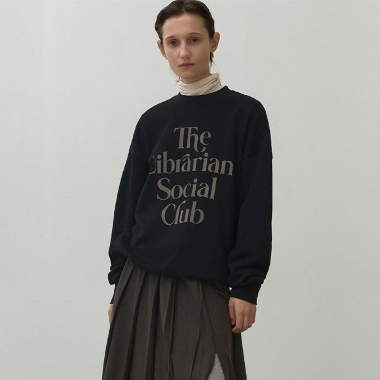 CLUB VELVET PRINT SWEATSHIRT(T-6940)