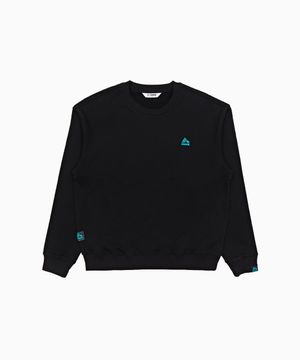 베이직로고 스웻셔츠 블랙