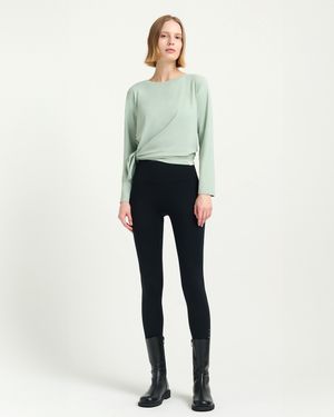 하이 서포트 플리스 레깅스(FMLG1014F)_뉴블랙