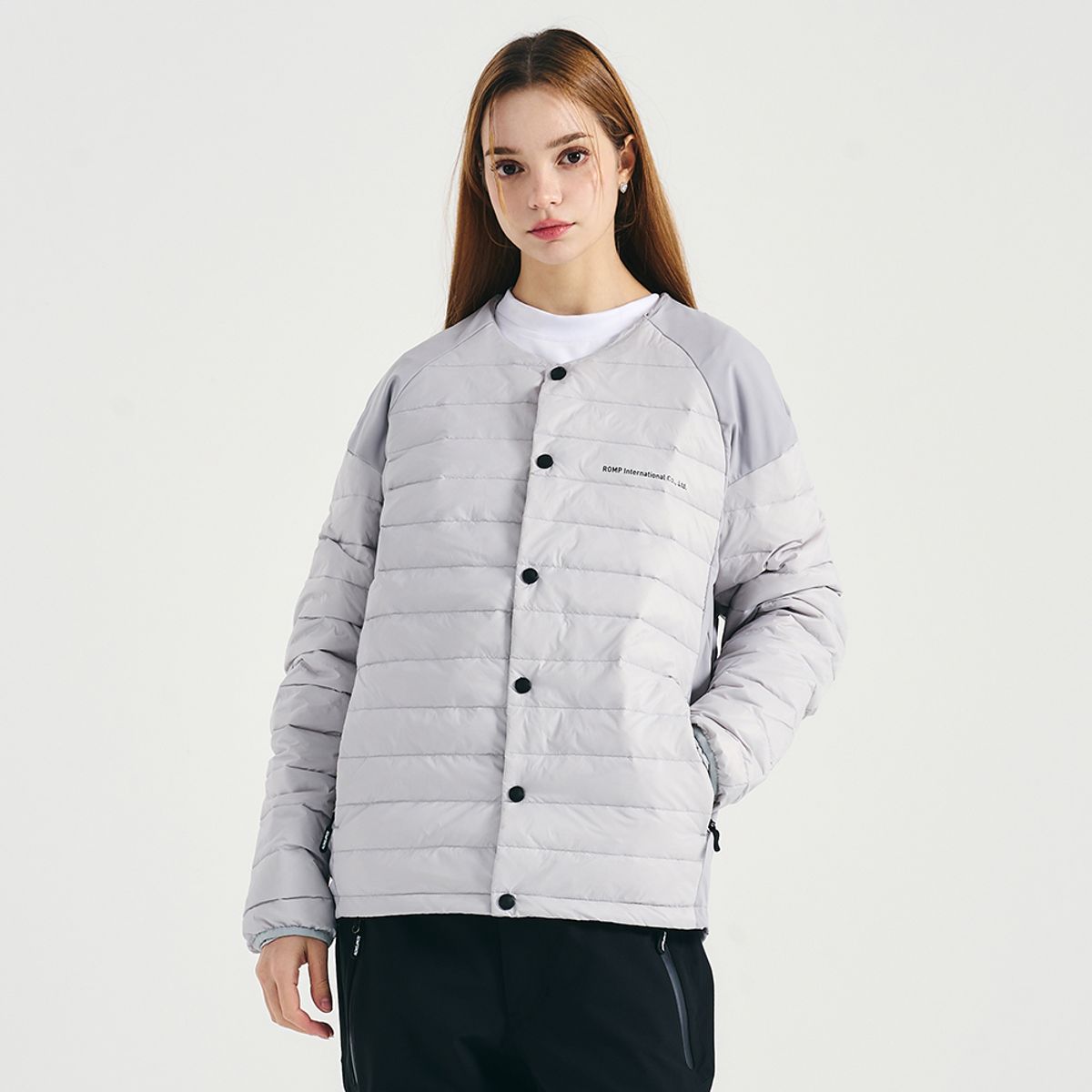 롬프(ROMP) TV DOWN JACKET (GRAY)