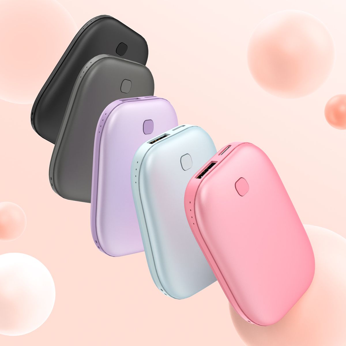 스피디(SPEEDY) 양면발열 충전식 손난로 보조배터리 5200mAh (+파우치/스트랩)