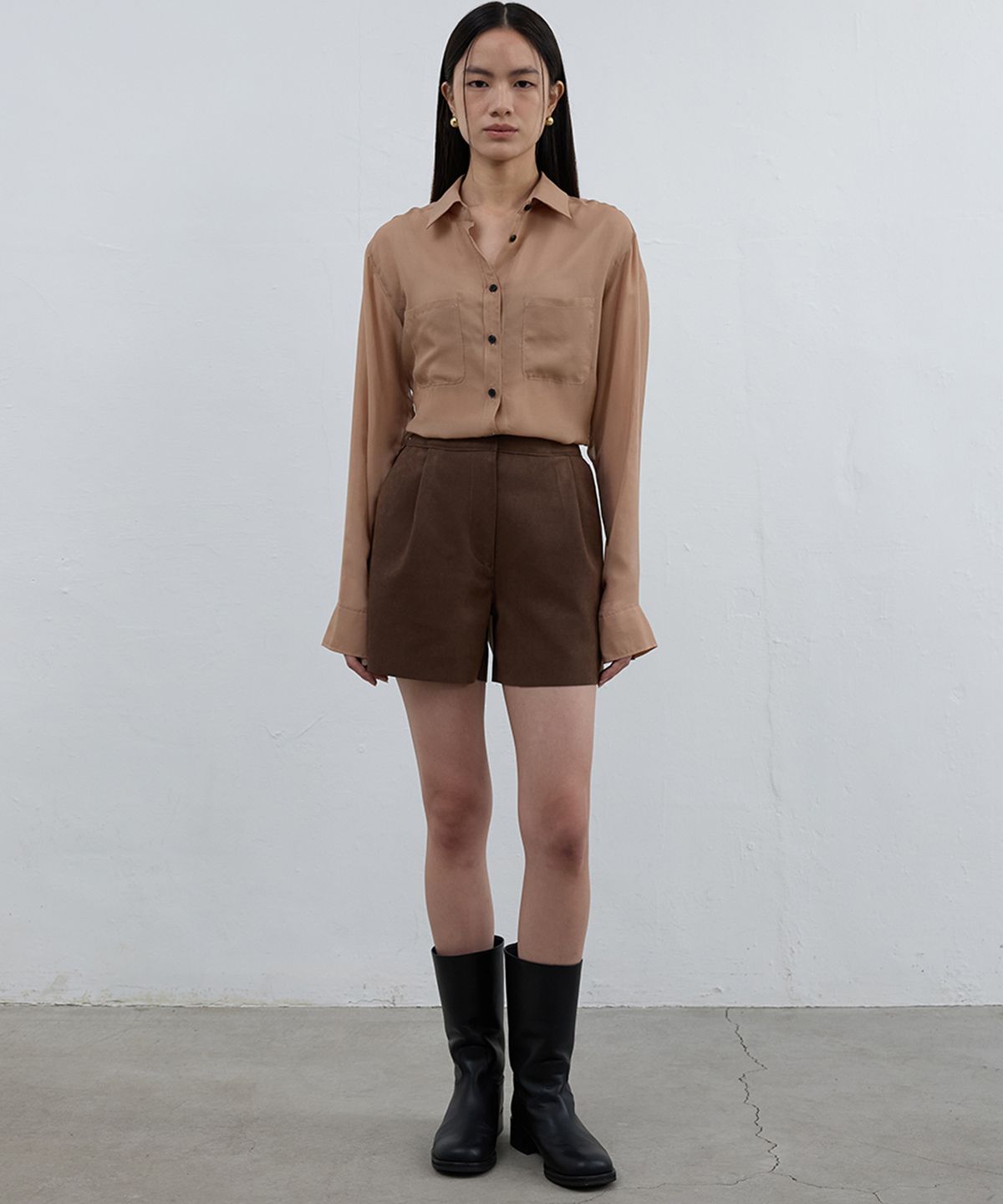 분닥세인츠(THE BOONDOCK SAINTS) Suede Shorts Brown