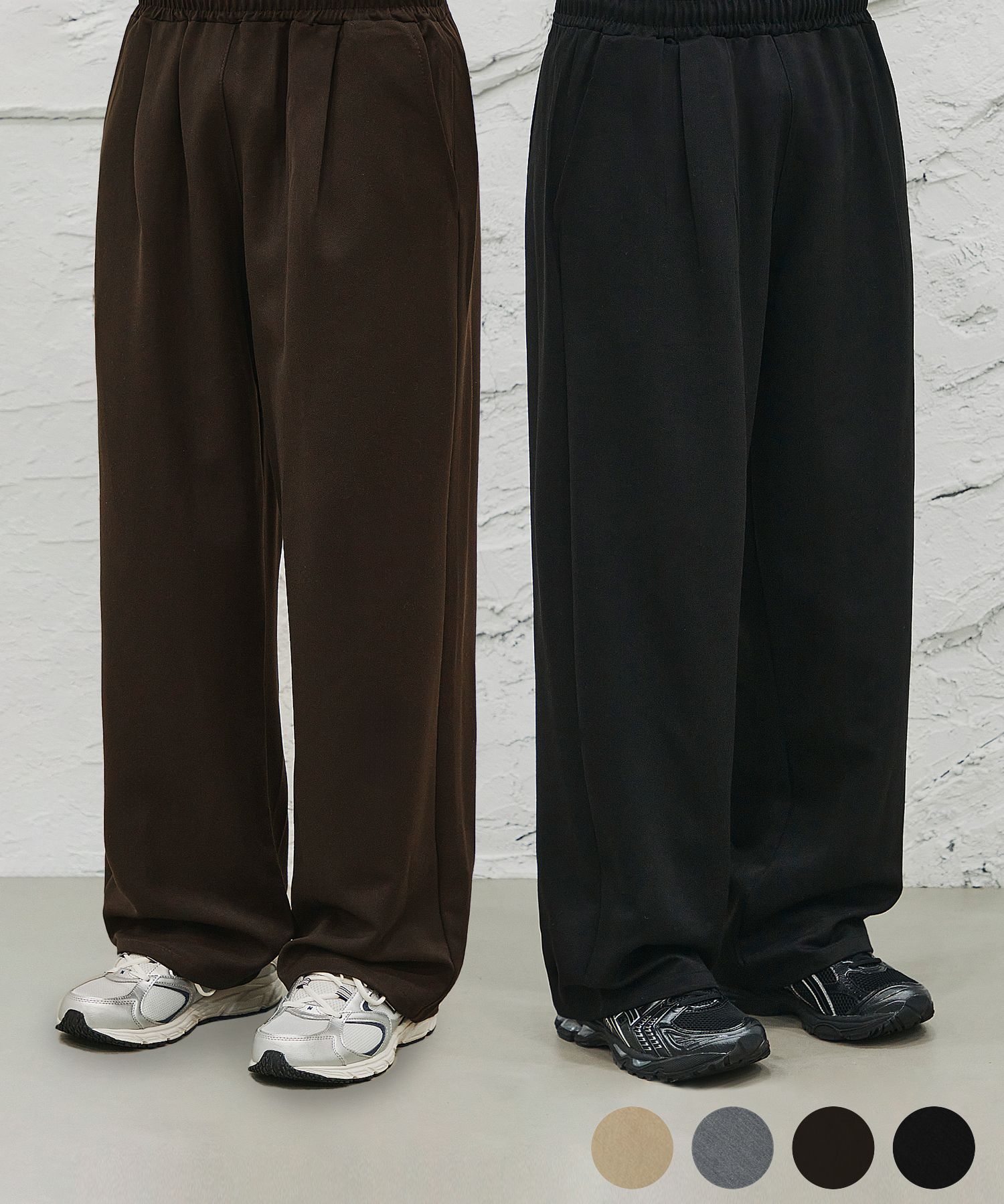 パンツ The All One Tuck Point Banding Slacks (4color) MUSINSA | SIGNATURE One-Tuck Wide Banding Slacks [4COLORS]