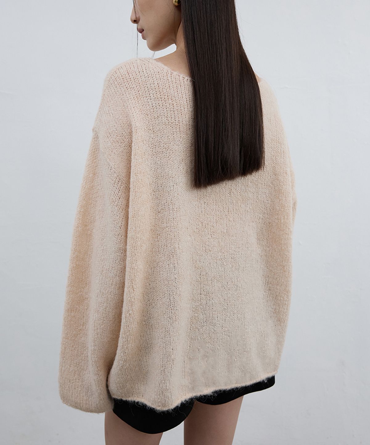 분닥세인츠(THE BOONDOCK SAINTS) Alpaca Blend Knit Pullover Cream