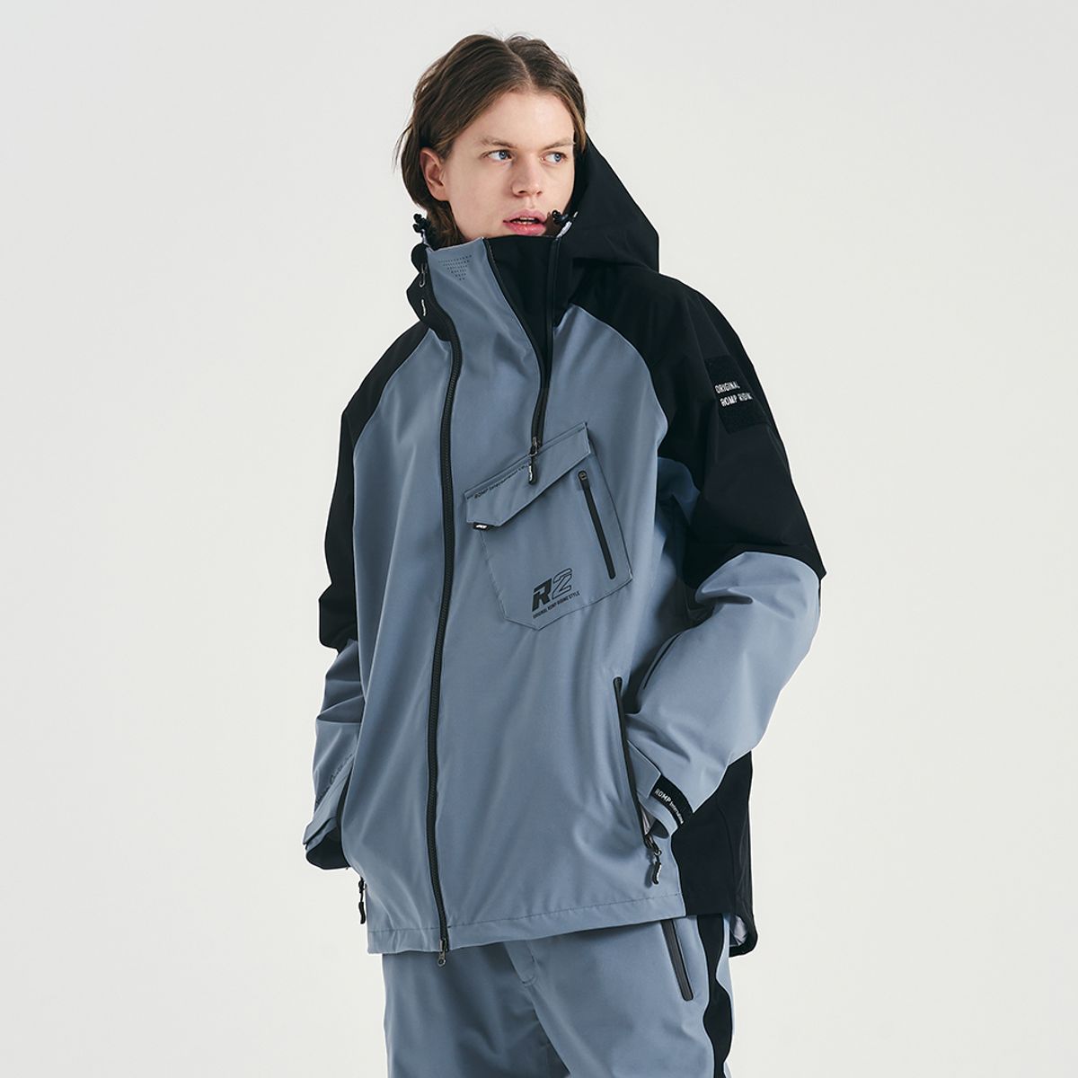 롬프(ROMP) TV R2 SOFT JACKET (COOL GRAY)